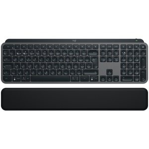 LOGITECH MX Keys S Plus Bluetooth Illuminated Keyboard with Palm Rest - GRAPHITE - US INT'L 920-011589