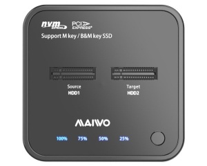 MAIWO Docking Station USB-C 3.2 na 2x M.2 NVMe Clone K3016P2 - Img 2