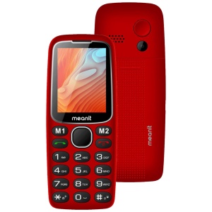 MeanIT Telefon mobilni, 2.4" ekran, SOS dugme, crni - SENIOR 10 Plus, Crveni - Img 3