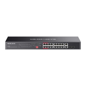 Mercusys MS120GP V1.0 20-Port Gigabit Rackmount Switch with 16-Port PoE+ *