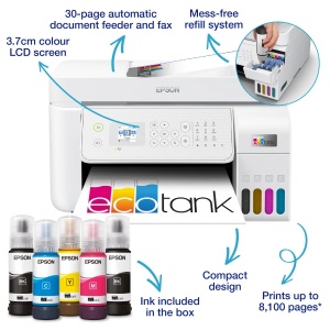 MFP Color EcoTank Epson L5316 štampač/skener/kopir/WiFi/ADF/33ppm - Img 4