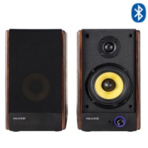 Microlab SOLO4 Aktivni drveni zvucnici 2.0 60W RMS (20W+10W)*2 4+0,75, Bluetooth, Optical, 2RCA - Img 3