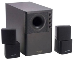 Microlab X2BT Aktivni drveni zvucnici 2.1 sistem 46W RMS (20W+2*13W) 3,5mm, Bluetooth - Img 2