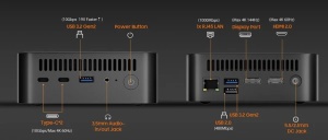 Mini PC Blackview MP100 Pro R5-7430U/16GB/NVMe 512GB/Win11 Pro - Img 2