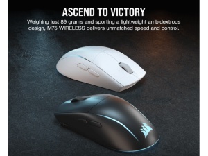 Miš CORSAIR M75 bežicni/CH-931D010-EU/RGB/gaming/crna - Img 6