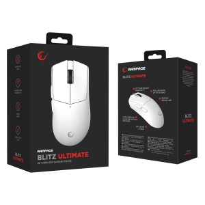 Miš Wireless/Bluetooth gaming Rampage BLITZ ULTIMATE 8K beli 41444 - Img 3