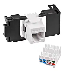 Modul RJ-45 kat. 5 UTP (SFA) HSEMRJ5UWS Schrack