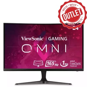 Monitor 24 ViewSonic Omni VX2418C 1920x1080/Full HD/165Hz/1ms/HDMI/DP/Curved Outlet