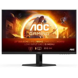 Monitor 27" AOC 27G4XE IPS 1920x1080/180Hz/0.5ms/2xHDMI/DP/G-sync/zvučnici - Img 6