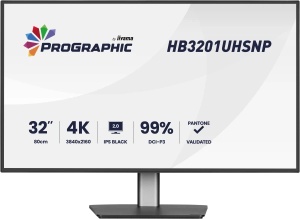 Monitor 32" Iiyama HB3201UHSNP-B1 IPS 3840x2160/60Hz/4ms/HDMI/DP/USB/RJ45/pivot