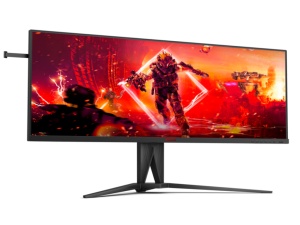 Monitor AOC AG405UXC 40"/IPS,21:9/3440x1440/144Hz/1ms MPRT/HDMIx2,DP,USB/Freesync/visina/VESA/crna