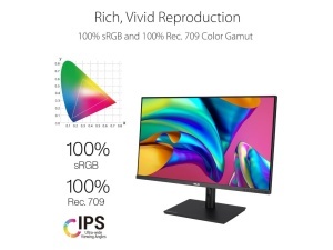 Monitor ASUS Proart PA328QV 31.5"/IPS/2560x1440/75Hz/5ms GtG/HDMI,DP,USB/pivot,visina/zvucnici/crna - Img 2