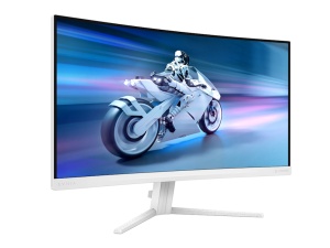 Monitor PHILIPS 27M2C5201L/00 27"/VA,zakrivljen/1920X1080/180Hz/1ms GtG/HDMIx2,DP/VESA/bela - Img 3