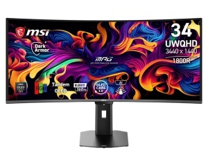 MSI 34 inča MPG 341CQR QD-OLED X36 UWQHD 3440x1440 360Hz FreeSync Premium Pro zakrivljeni gaming monitor - Img 2