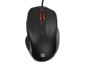 Natec PIGEON 2, Optical Mouse 800-4000 DPI, RGB LED Backlight 6 Colours, 6 Buttons (5 programmable), USB, Black, Cable 1,8 m NMY-2047