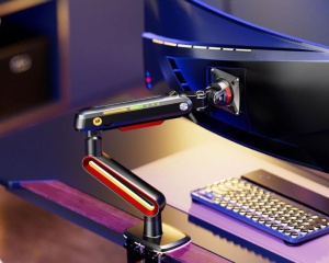 NORTH BAYOU L60 Gaming stoni nosač za monitor mat crni - Img 3