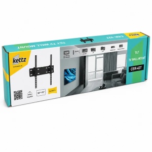 Nosač za TV Kettz CER-42T 32-75/vesa max 400x400/45kg/podesivi - Img 4