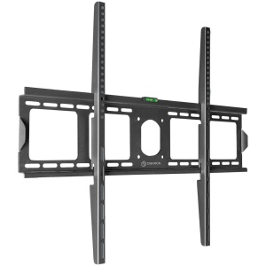 ONKRON Fixed TV Wall Mount for 55 to 100-inch Flat Panel TVs Digital Panels 75 kg, Black UF4-B