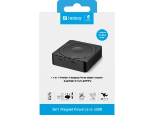 Powerbank Sandberg 3u1 Magnet 421-28 5000mAh Magsafe - Img 12