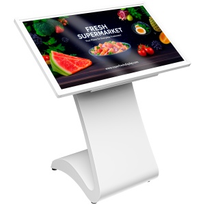 Prestigio Solutions IDS Indoor Totem Tilted 43 inches, 4K (3840x2160), Android 11: RK3399B/4GB/64GB, IR10TP, Power Plug EU. PSTI43A1S1 - Img 3
