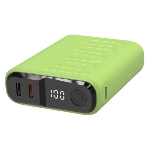 RealPower PB-10000C PD+ power bank, 3x Type-C, light green