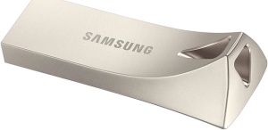 Samsung 128GB USB Flash Drive, USB 3.1, BAR Plus, Read up to 300MB/s, Silver MUF-128BE3/APC