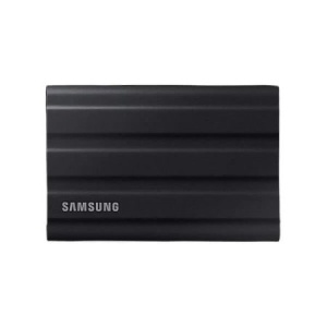 Samsung Portable SSD 2TB, T7 SHIELD, USB 3.2 Gen.2 (10Gbps), Rugged, [Sequential Read/Write : Up to 1,050MB/sec /Up to 1,000 MB/sec], Black MU-PE2T0S/EU *