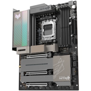 SAPPHIRE AMD X870E AM5 NITRO+ Ryzen R9/R7, 4x DDR5 8400MHz, PCIE 5, 2x M.2 Gen5, 2x M.2 Gen4, LAN Gbps, WIFI7, USB, ATX 52122-01-40G - Img 3