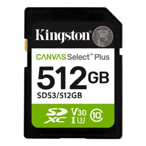 SD Card 512GB Kingston SDS3/512GB class 10