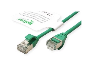 Secomp Roline GREEN U/FTP Data Center PatchCord 6A Slim LSOH zeleni 0.3m - Img 3