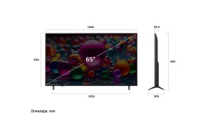 SMART LED TV 65 LG 65UA75003LA 3840x2160/4K/UHD/DVB-T/T2/C/S/S2/webOS - Img 2