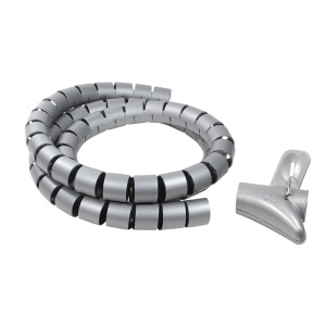 Spiralni držač za kablove 1.5m x 28mm srebrni, Logilink - Img 2