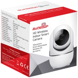 Superior Full HD bežična unutrašnja Smart kamera - IP kamera, 1080p, WiFi, micro SD - Img 2