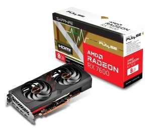SVGA Sapphire Radeon RX 7600 Gaming OC Pulse 8GB GDDR6, 11324-01-20G - Img 4