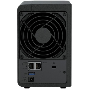 Synology DS225+, Tower, 2-bays 3.5'' SATA HDD/SSD, CPU Inte Celeron J4125 4-core (4-thread) 2.0 GHz, burst up to 2.7 GHz, 2 GB DDR4 non-ECC (expandable up to 6 GB), 1xRJ-45 1GbE LAN, 1xRJ-45 2.5 GbE LAN, 2xUSB 3.2 Gen 1, 1.3 kg, 3yr warranty DS225PLUS - Img 4