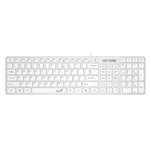 Tastatura Genius SlimStar 126 USB US bela * - Img 1