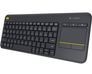 Tastatura USB Wireless Logitech K400 Plus Touch US Black