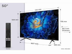 Televizor TCL 50C6KS/QLED-Mini LED/50"/4K UHD/60Hz/Google TV/crna - Img 3