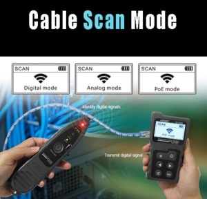 Tester Kablovski LAN POE Noyafa NF-8209 Digital, Analog, i PoE LAN TESTER I TRAGAC KABLOVA - Img 2