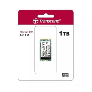 Transcend M.2 NVMe 1TB, 2242, PCIe Gen 3x4, 3D TLC, DRAM-less, Single-sided TS1TMTE400S