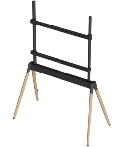 TVS-86F-01-BK Gembird Podno postolje za TV, 55-86inc, crno/drvo