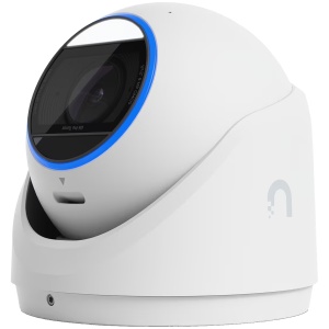 Ubiquiti UVC-G6-Pro-Turret-W All-weather tamper-resistant 4K PoE+ camera with a Multi-TOPS AI engine, 2.36x optical zoom, and a large 1/1.2" CMOS sensor for exceptional low-light clarity and long-range IR night vision UVC-G6-PRO-TURRET-W