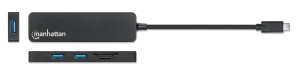 USB-C HUB 3port Manhattan 164948 3.2 G1/5Gbps/CR/Crni - Img 3