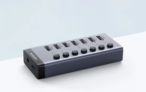 USB Hub 7 port Ugreen CM481 3.0 Tip C DC 12V napajanje - Img 2