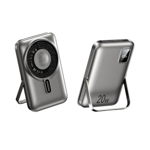 USB POWERBANK REMAX RPP-695-3 in 1 15W wireless charging power bank with foldable holder
