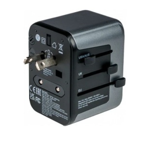 Verbatim Universal Travel Adapter UTA-03, 2XUSB-A, 3XUSB-C