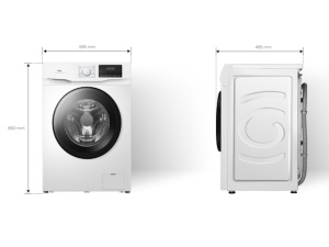 Veš mašina TCL FF0714WA1/inverter/7kg/1400 obrtaja/A/85x60x50cm/bela