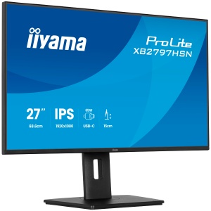XB2797HSN-B1 27, IPS, 1920x1080,100Hz, 1H1DP1DP-out, USB-C, HAS XB2797HSN-B1 - Img 3