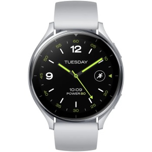 Xiaomi Watch 2 Silver Case with Gray TPU Strap - Img 2