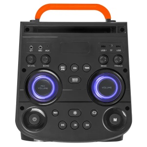 Zvučnik Mikado MD-103KP 200W, 12V 14000mAh USB, Bluetooth, micro SD crni - Img 8